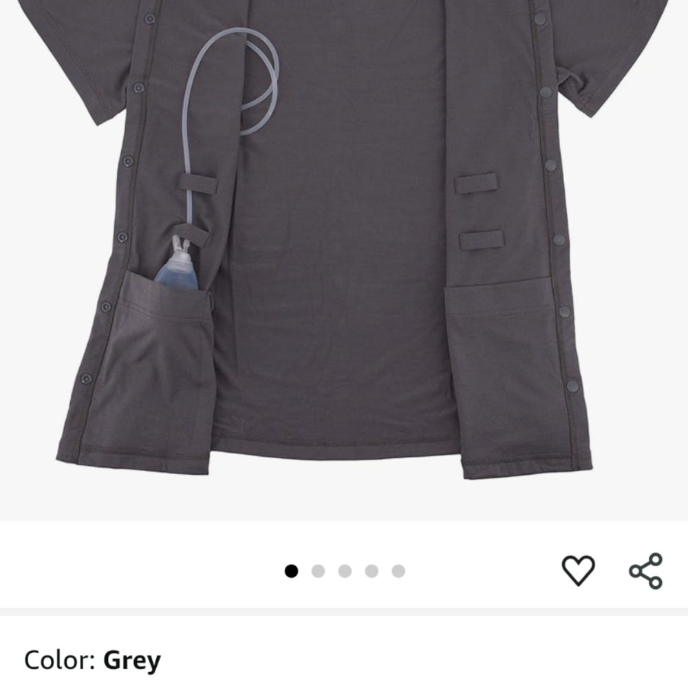 Womens Mastectomy Top With Drain Holders